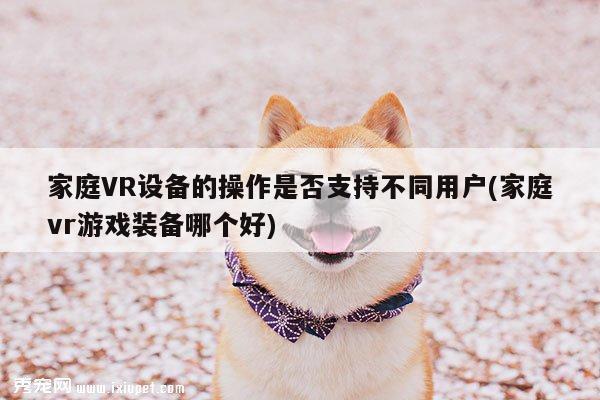 家庭VR设备的操作是否支持不同用户(家庭vr游戏装备哪个好)-Bsports必一体育