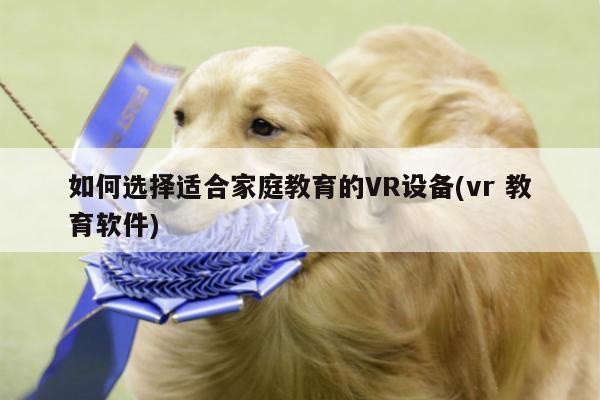 如何选择适合家庭教育的VR设备(vr 教育软件)：b体育官网