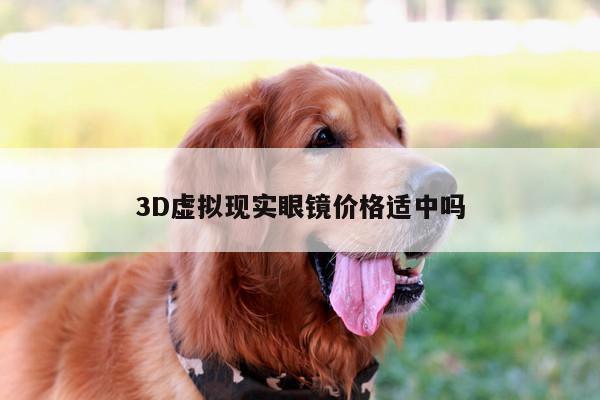 b体育官网：3D虚拟现实眼镜价格适中吗