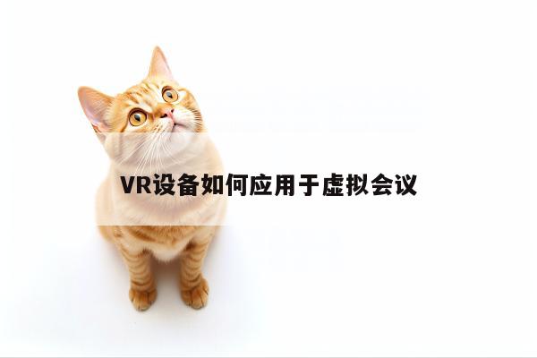 Bsports必一体育-VR设备如何应用于虚拟会议