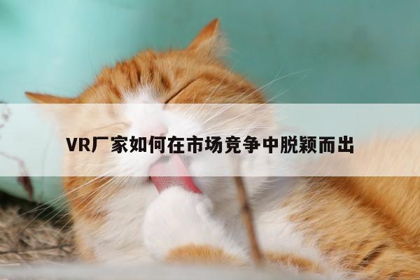 VR厂家如何在市场竞争中脱颖而出_Bsports必一体育